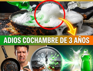 ¡Adiós al “Cochambre” de 3 Años! Deja tus Sartenes Quemados como Espejo con Bicarbonato y Vinagre