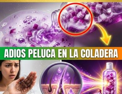 ¡¿Te Estás Quedando Pelona?! Frena la Caída del Cabello Hoy Mismo con el Champú de Cebolla Morada (¡Crece porque Crece!)