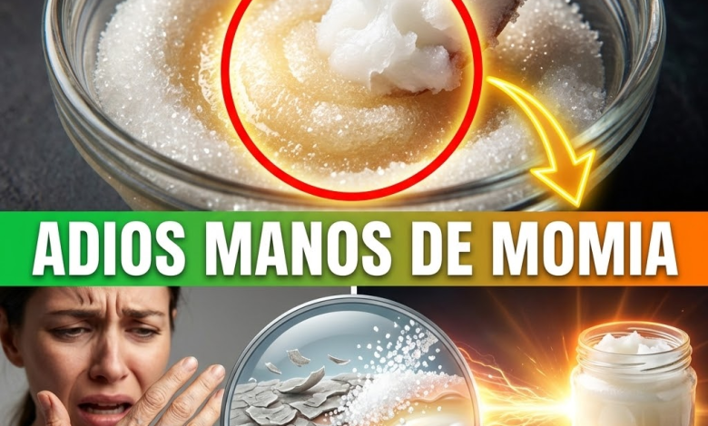 ¡¿Tienes “Manos de Momia”?! Rejuvenece tus Manos 20 Años con este Exfoliante de Azúcar y Coco (¡Efecto Seda!)