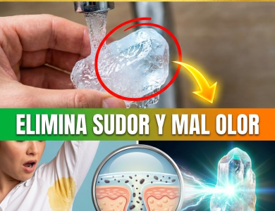 ¡¿Sudas a Mares y Arruinas tus Blusas Blancas?! Elimina el Olor y las Manchas de “Mostaza” con la Piedra de Alumbre