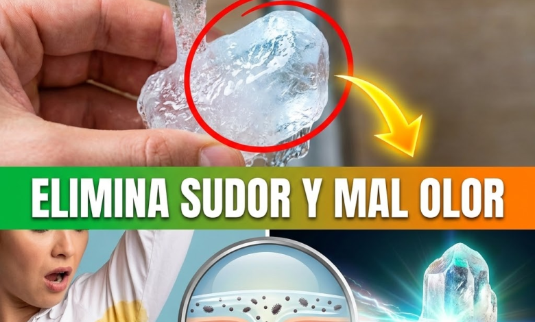 ¡¿Sudas a Mares y Arruinas tus Blusas Blancas?! Elimina el Olor y las Manchas de “Mostaza” con la Piedra de Alumbre