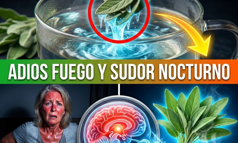 ¡¿Sientes que te Asas por Dentro?! Apaga los Bochornos y el Sudor Nocturno con el “Aire Acondicionado” de Salvia