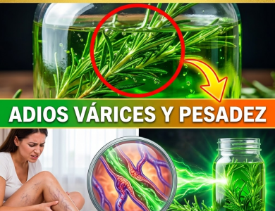 ¡¿Sientes que tienes “Piernas de Plomo”?! Borra las Arañitas y la Pesadez con el Milagroso Alcohol de Romero