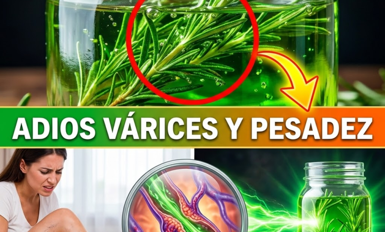 ¡¿Sientes que tienes “Piernas de Plomo”?! Borra las Arañitas y la Pesadez con el Milagroso Alcohol de Romero