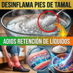 ¡Olvídate de los “Pies de Tamal”! Desinflama tus Tobillos y Vence la Retención de Líquidos con Sal de Higuera