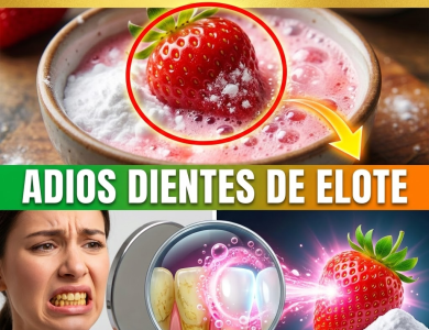 ¡¿Tienes “Dientes de Elote”?! Blanquea tu Sonrisa Rápido y sin Sensibilidad con Fresa y Bicarbonato
