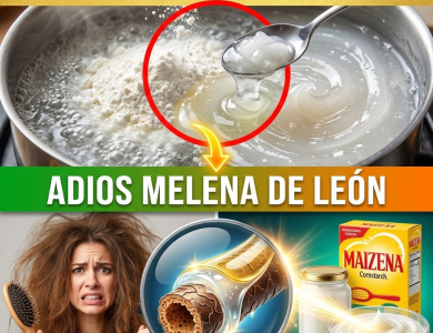 ¡¿Tu Cabello Parece “Melena de León”?! Descubre la Keratina Casera de Maizena para un Alaciado Natural sin Frizz