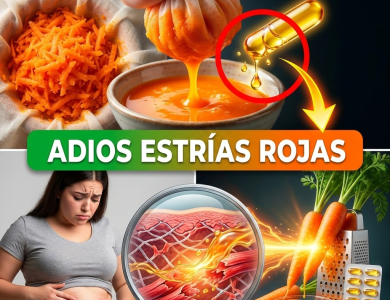 ¡¿Tienes “Zarpazos de Tigre” en tu Piel?! Borra las Estrías Rojas y Repara tu Colágeno con Zanahoria