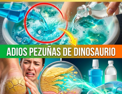 ¡¿Tus Pies Parecen “Pezuñas de Dinosaurio”?! Derrite los Callos y la Piel Dura con Enjuague Bucal y Vinagre
