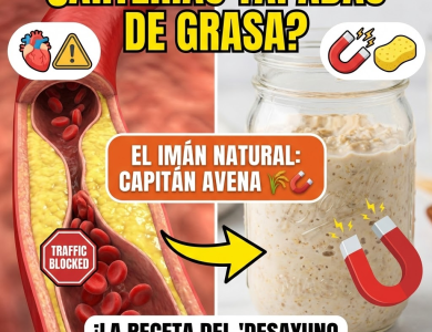 ¡Tuberías Tapadas! El “Imán de Grasa” que Limpia tus Arterias en el Desayuno