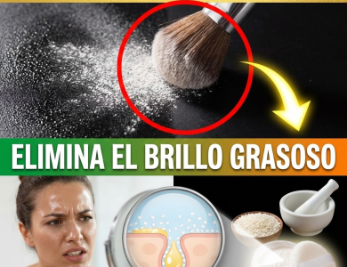 ¡¿Tu Cara Parece “Sartén Grasoso”?! Elimina el Brillo y Fija tu Maquillaje Todo el Día con Polvo de Arroz