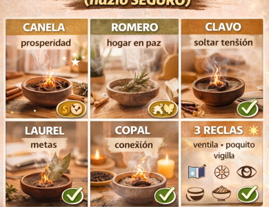 Quemar especias “con intención”: significado tradicional y cómo hacerlo de forma segura