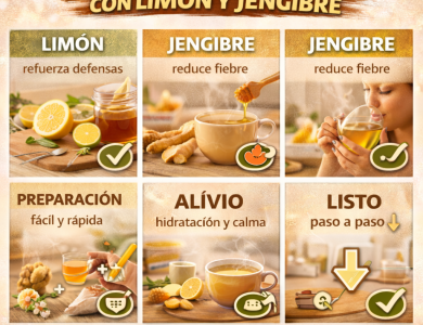 Cómo Combatir la Gripa Naturalmente con Limón y Jengibre